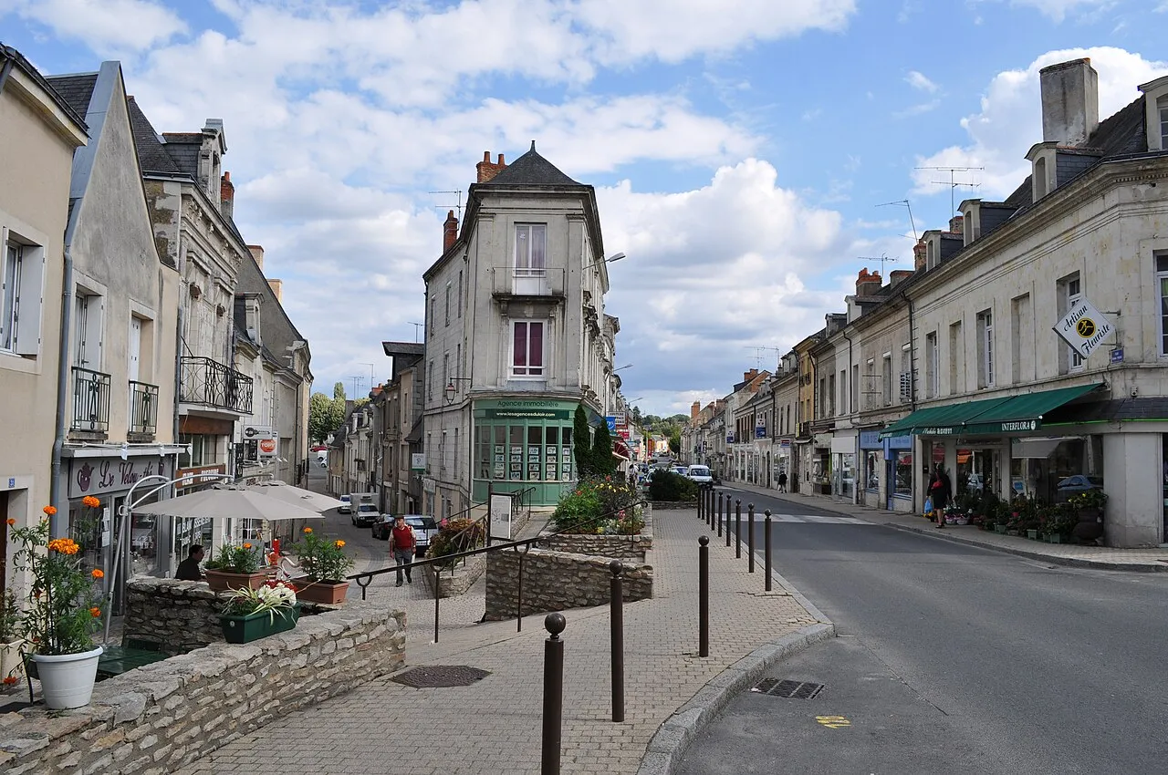 Rue du centre ancien de Baugé