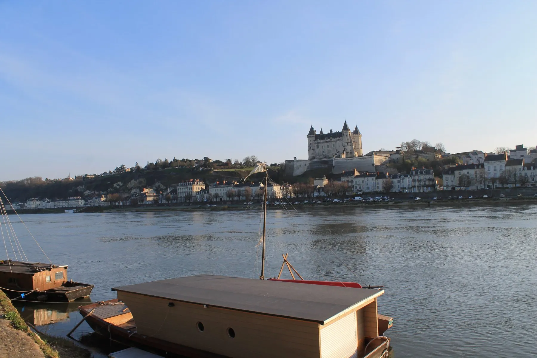 Château de Saumur vu depuis la Loire