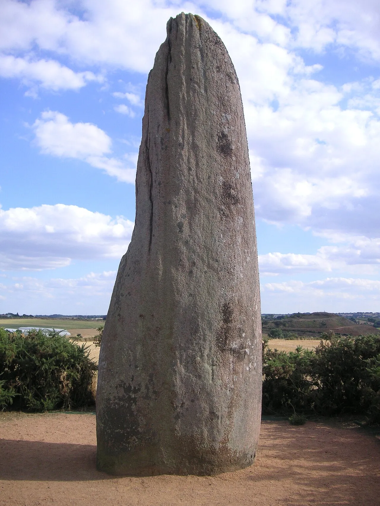 Menhir de Saint-Macaire-en-Mauges, à Sèvremoine