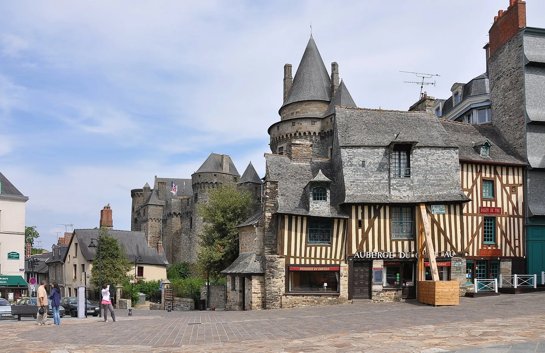 Maisons anciennes et château de Vitré